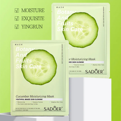 Natural Plant Face Mask Set - 8pcs