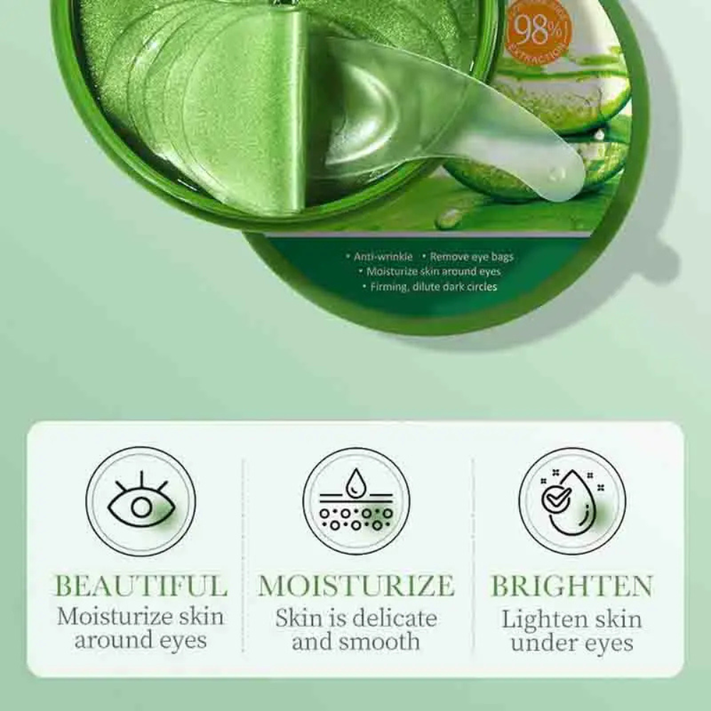 Aloe Vera & Collagen Eye Mask - 60pcs