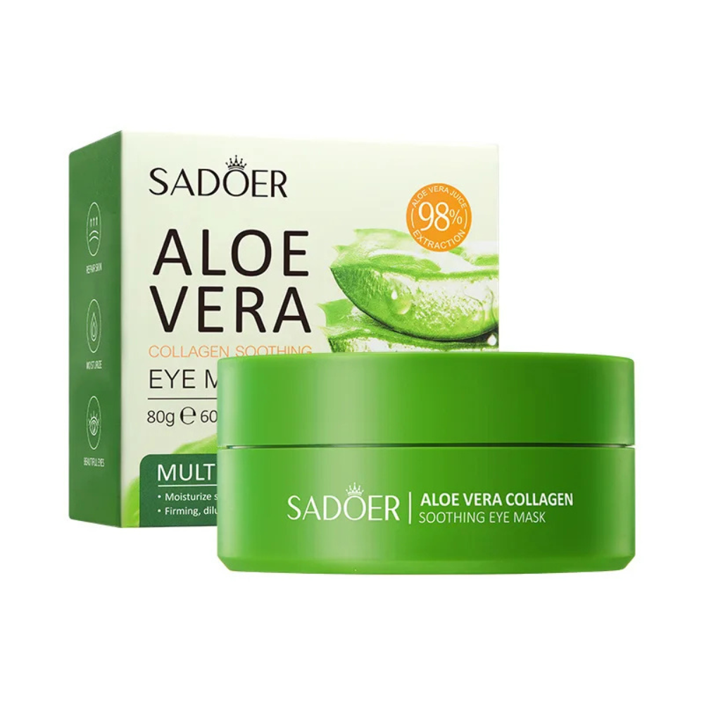 Aloe Vera & Collagen Eye Mask - 60pcs