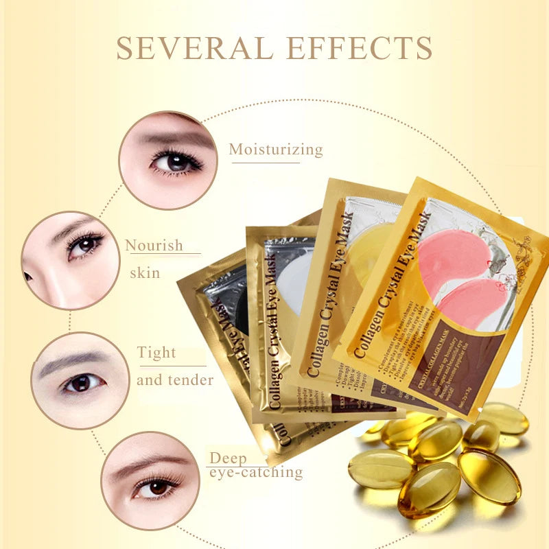 Gold Collagen Crystal Eye Mask - 10 Pairs