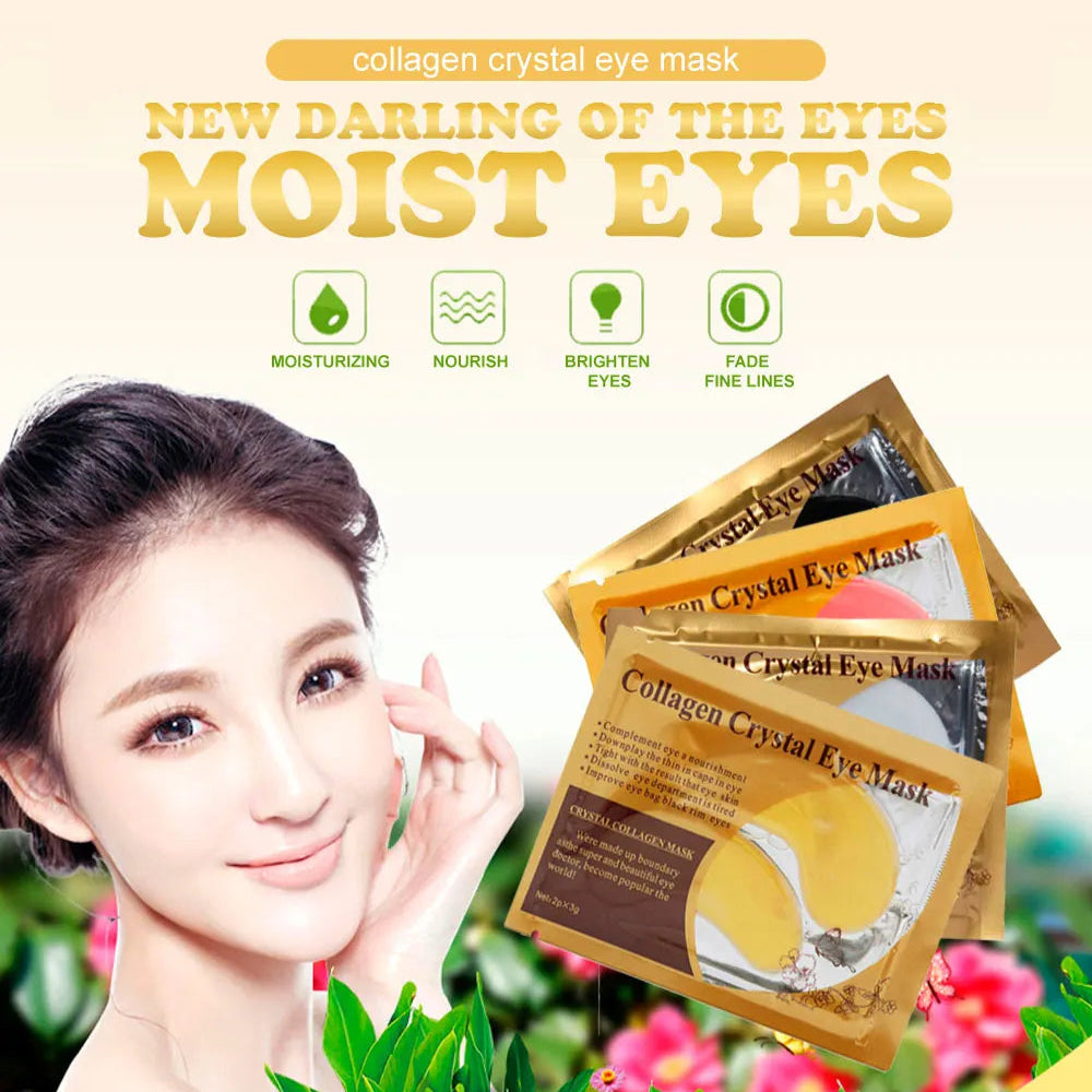 Gold Collagen Crystal Eye Mask - 10 Pairs