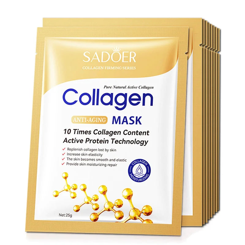 Hyaluronic Acid & Collagen Face Mask – 20pcs